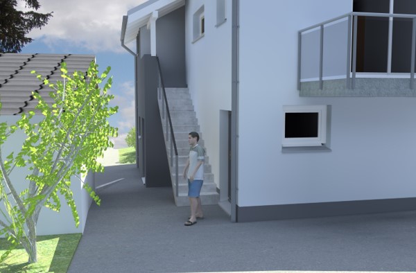 Conception et réalisation d’un immeuble habitation 3 appartements (Les Bois) 2010